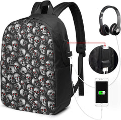 Halloween Elements Backpack with USB Charging Port