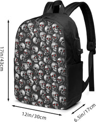 Halloween Elements Backpack with USB Charging Port