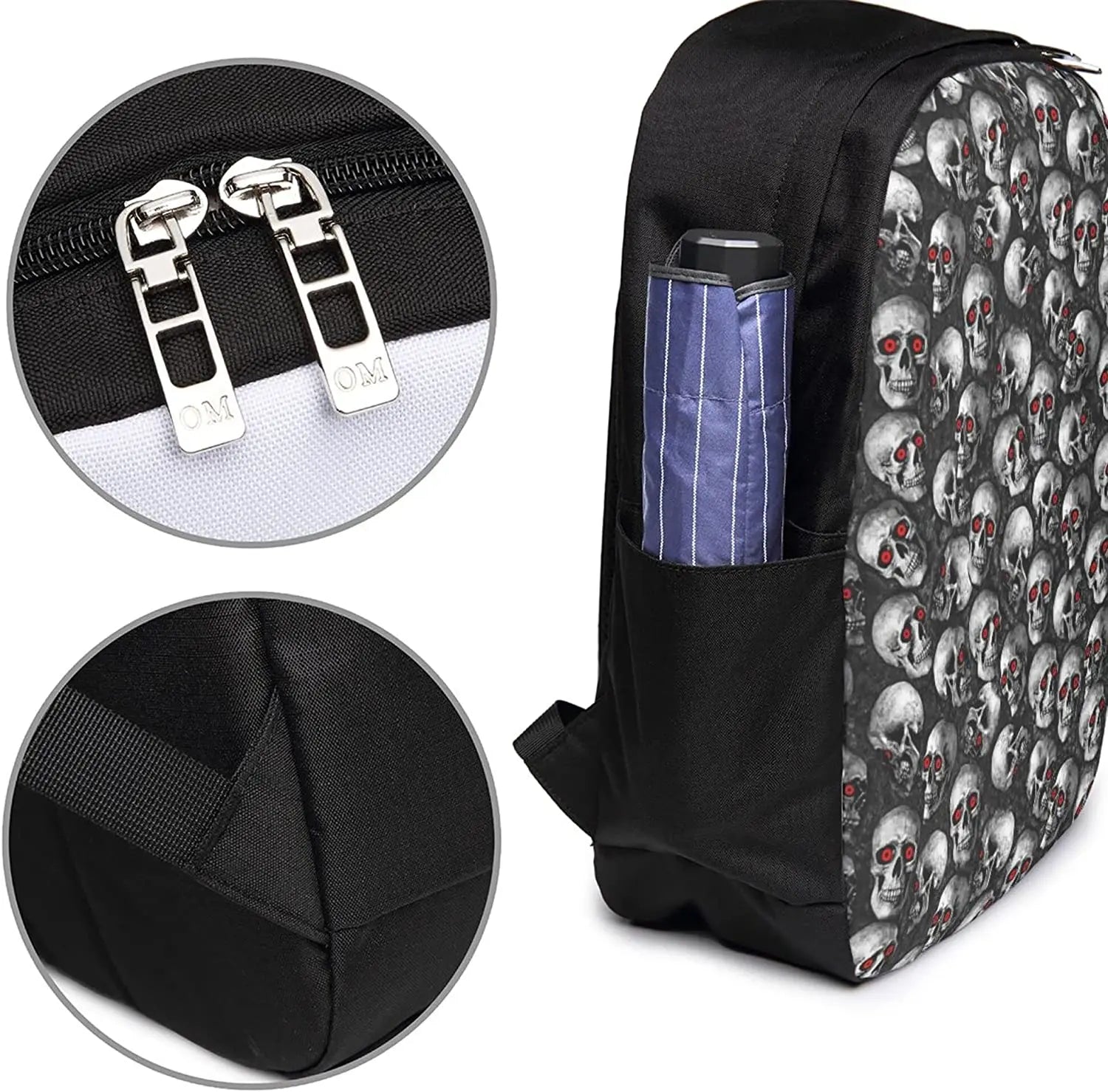 Halloween Elements Backpack with USB Charging Port