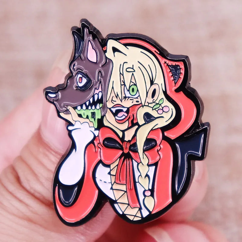 Halloween Horror Enamel Pin Backpack Accessories Year Gift
