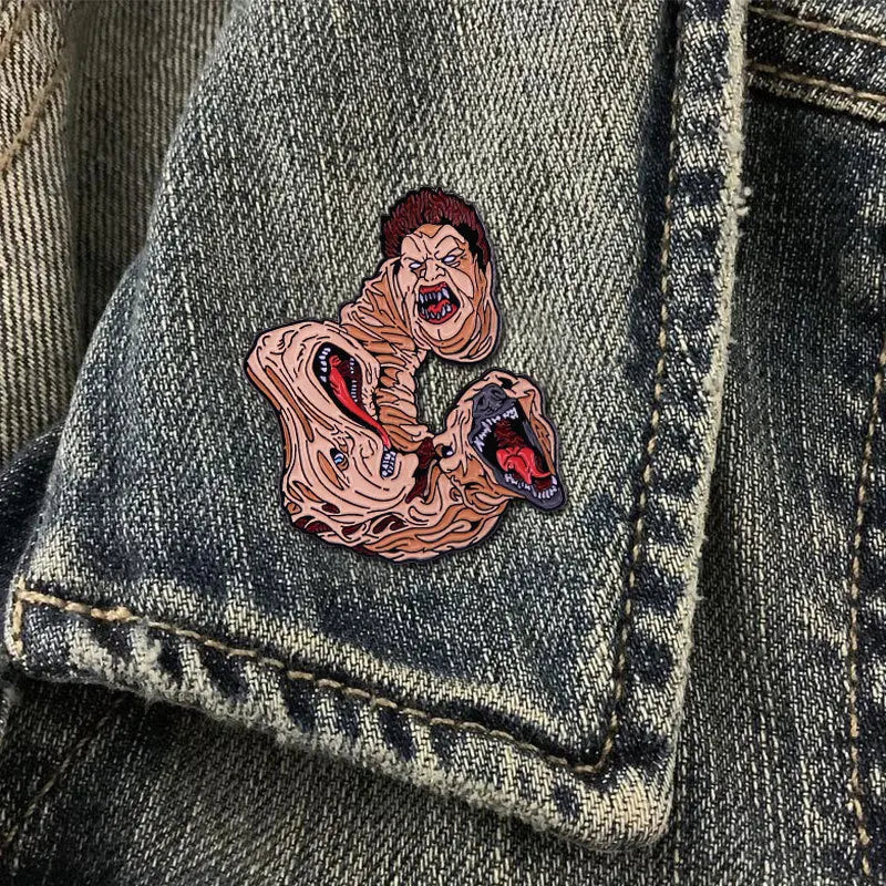 Halloween Horror Enamel Pin Lapel Pins for Backpacks Clothing Accessories