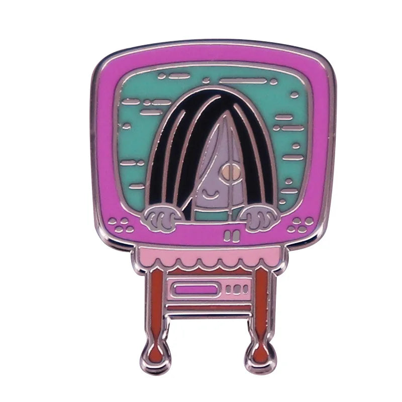Halloween Horror Movie Enamel Pin Lapel Pins for Backpacks Brooches