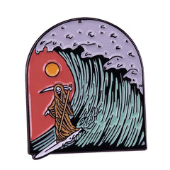 Halloween Horror Movies Enamel Pins Funny Anime Figure Metal Cartoon