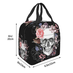 Skull Cooler Bag Insulated Lunch Box Water-resistant Thermal Soft Liner