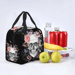 Skull Cooler Bag Insulated Lunch Box Water-resistant Thermal Soft Liner