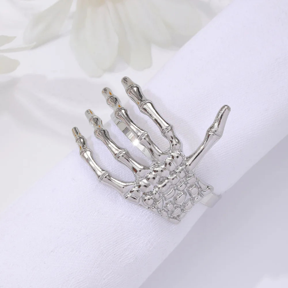 Metal Skeleton Hand Napkin Holders for Halloween
