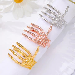 Metal Skeleton Hand Napkin Holders for Halloween