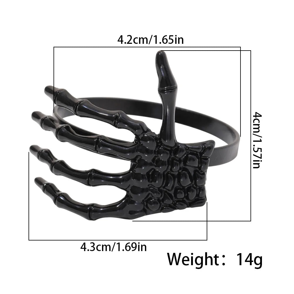 Metal Skeleton Hand Napkin Holders for Halloween
