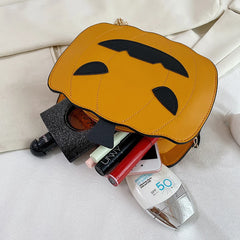 Halloween Pumpkin Shoulder Bag Gothic Crossbody Messenger Totes