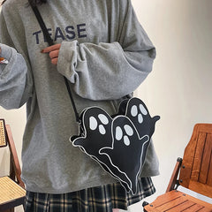 Halloween Skull Hand Bags Purses for Women Bags PU Shoulder Messenger Bag