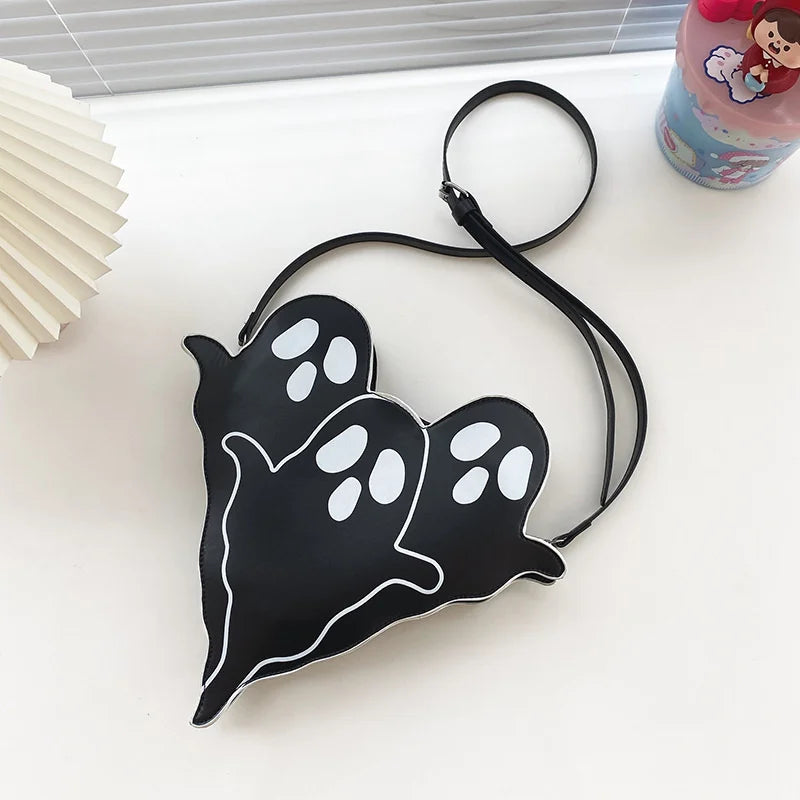 Halloween Skull Hand Bags Purses for Women Bags PU Shoulder Messenger Bag