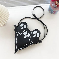 Halloween Skull Hand Bags Purses for Women Bags PU Shoulder Messenger Bag