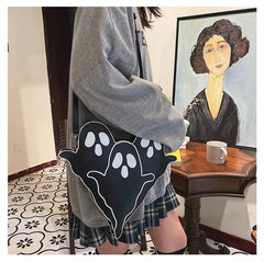 Halloween Skull Hand Bags Purses for Women Bags PU Shoulder Messenger Bag