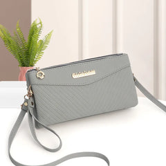 Fashionable One Shoulder Crossbody Bag for Women Litchi Pattern Single Casual