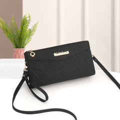 Fashionable One Shoulder Crossbody Bag for Women Litchi Pattern Single Casual