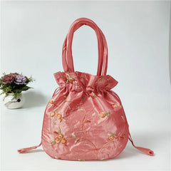 Embroidered Silk Handbags Ethnic Style Clutches Fashionable Bags