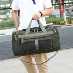 Large Capacity Foldable Duffel Bag Men Women Short Distance Travel Cross-body