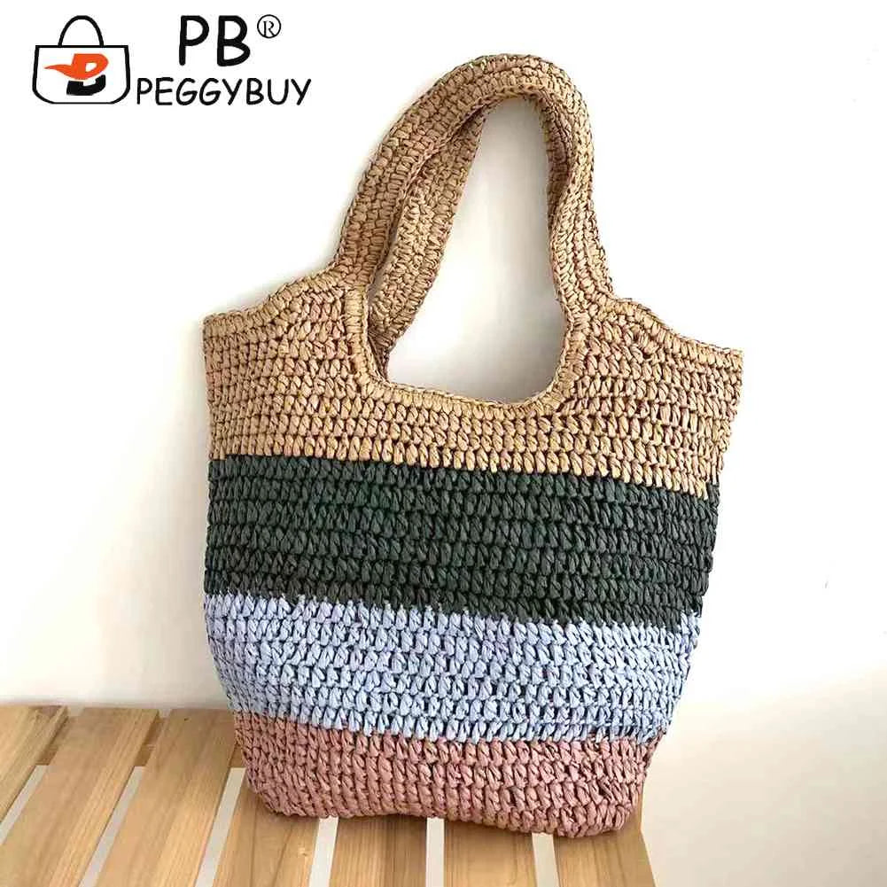 Hand-Woven Underarm Bag for Seaside Holiday