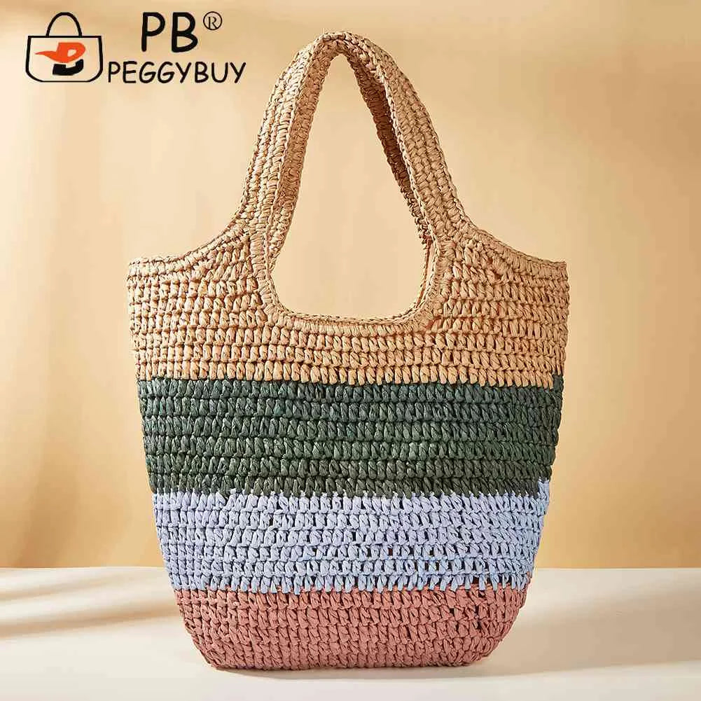Hand-Woven Underarm Bag for Seaside Holiday