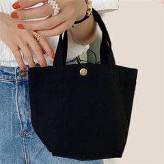 Vintage Tote Shoulder Bag Mini Handbag Casual Bucket Bag Wallet