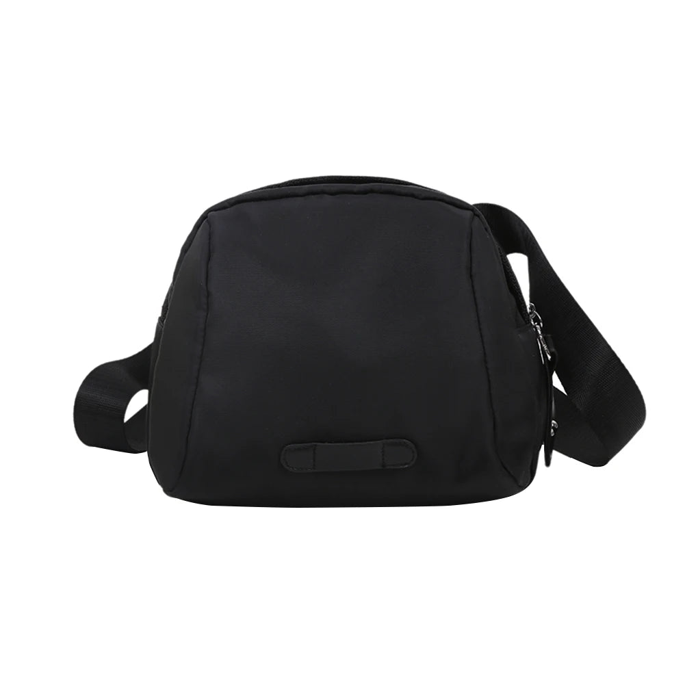 Casual Nylon Women Messenger Bags Shell Shaped Phone Pouch