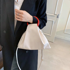 Small Crossbody Bag PU Leather Short Handle Shoulder Purse Tote for Women