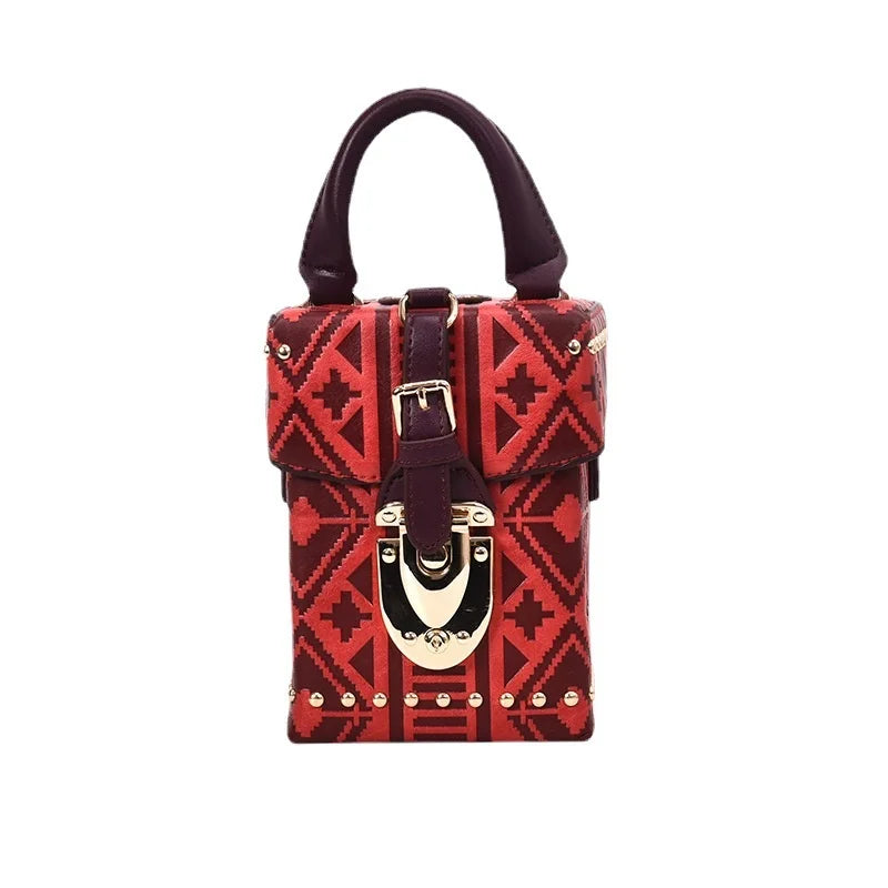 Ethnic Style Shoulder Crossbody Bag
