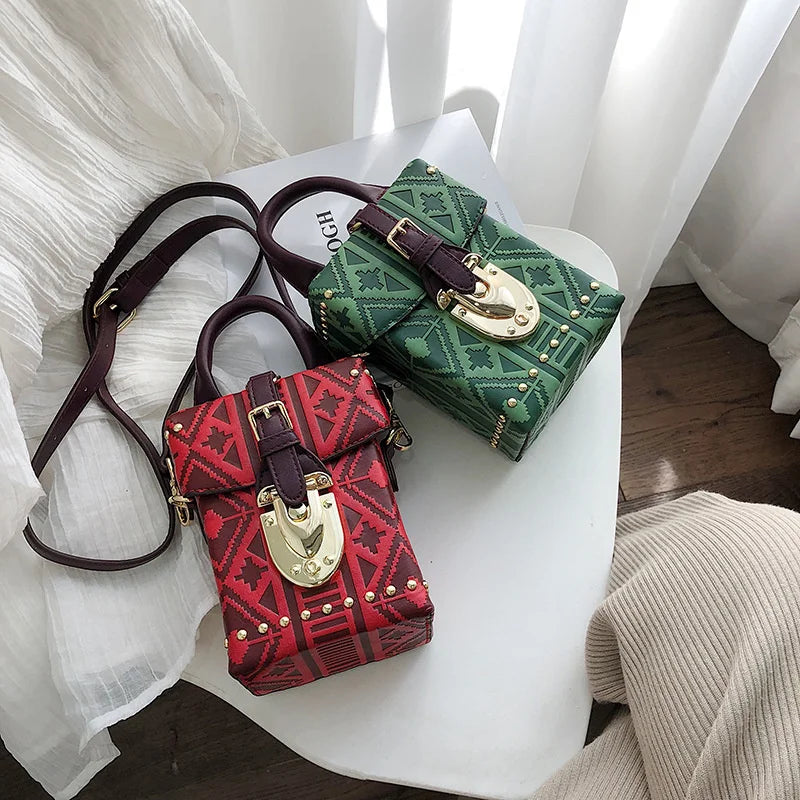 Ethnic Style Shoulder Crossbody Bag