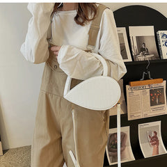 Small PU Leather Crossbody Bag for Women Totes Shoulder Bag Lady Clutch Purses