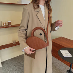 Small PU Leather Crossbody Bag for Women Totes Shoulder Bag Lady Clutch Purses