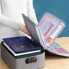 Multifunctional Briefcase Business Trip Certificate Organize Bag