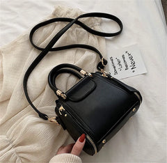High Women Leather Bag Single Piece
