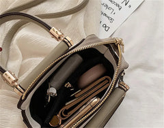 High Women Leather Bag Single Piece