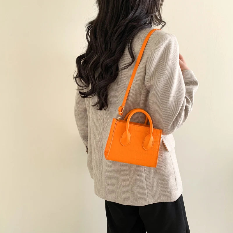Leather Small Size Clutches Crossbody Shoulder Bag