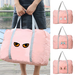 Print Chest Bag Large Capacity Organizer Foldable Zipper Luggage