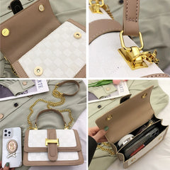 Women PU Leather Crossbody Bag INS Style Shoulder Bag Messenger Tote Bags