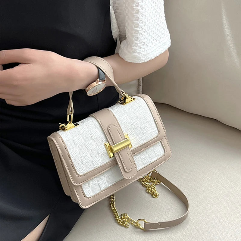 Women PU Leather Crossbody Bag INS Style Shoulder Bag Messenger Tote Bags