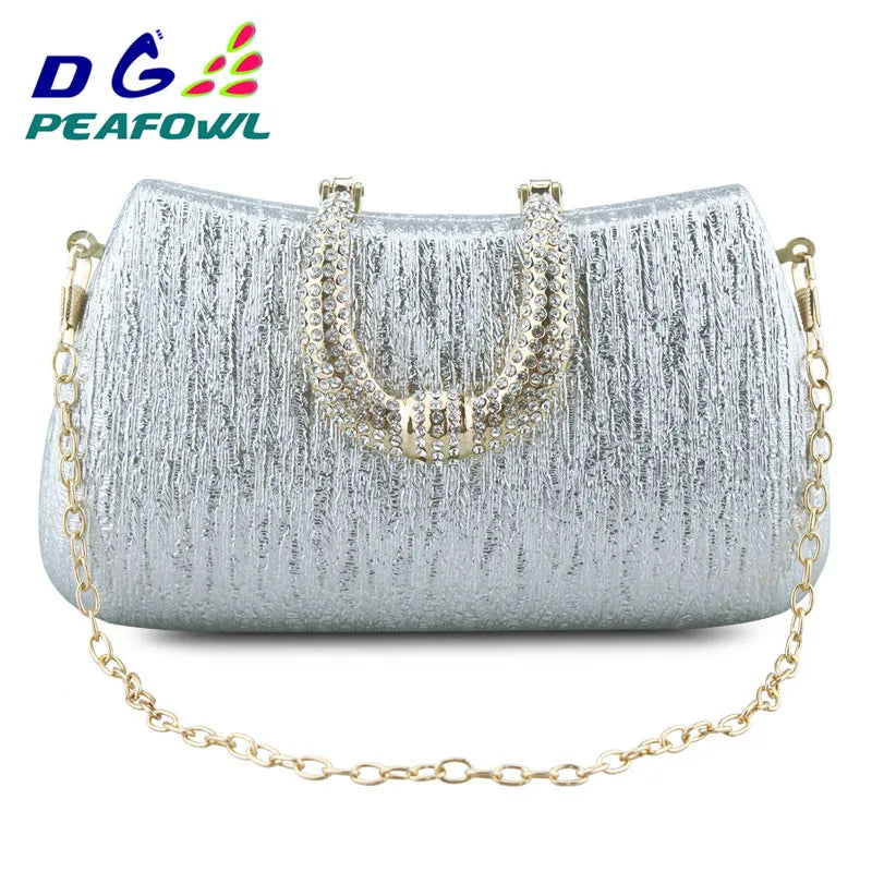 Crystal Stones Evening Bag Women Party Clutch Wedding Purses