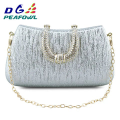 Crystal Stones Evening Bag Women Party Clutch Wedding Purses
