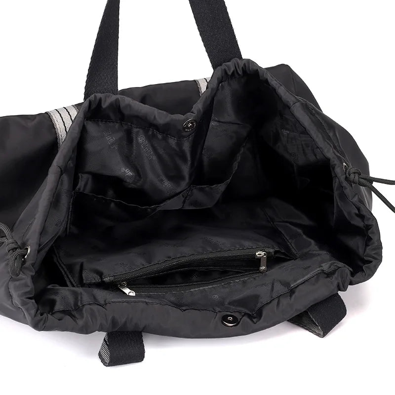 Nylon Yoga Mat Bag Gym Fitness Backpack Shoulder Drawstring Gymtas