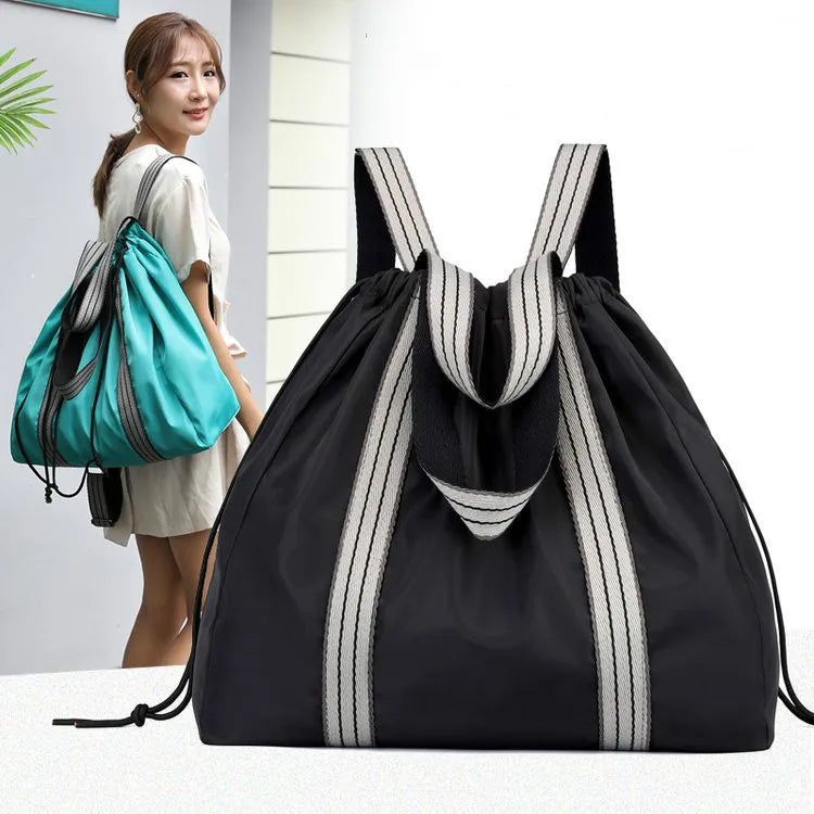 Nylon Yoga Mat Bag Gym Fitness Backpack Shoulder Drawstring Gymtas