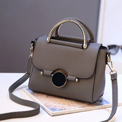 Women's PU Leather Shoulder Crossbody Bag Casual Tote Bolsa