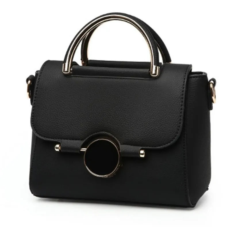 Women's PU Leather Shoulder Crossbody Bag Casual Tote Bolsa
