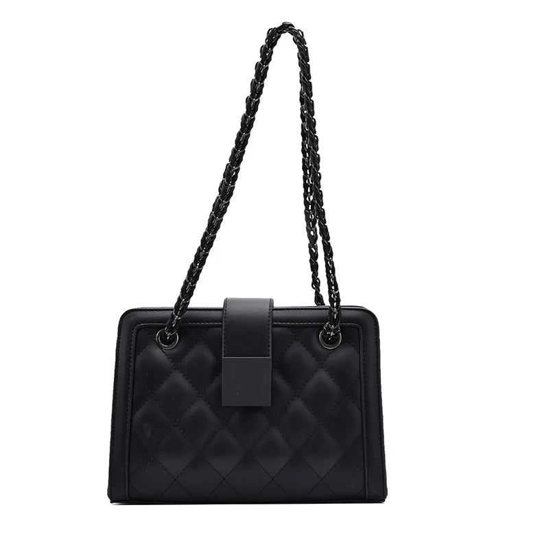 Chain Women's Handbag Small PU Leather Shoulder Bag