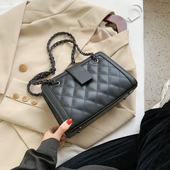 Chain Women's Handbag Small PU Leather Shoulder Bag