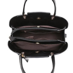 Plaid Stitching Handbag Large Capacity Shoulder Bag