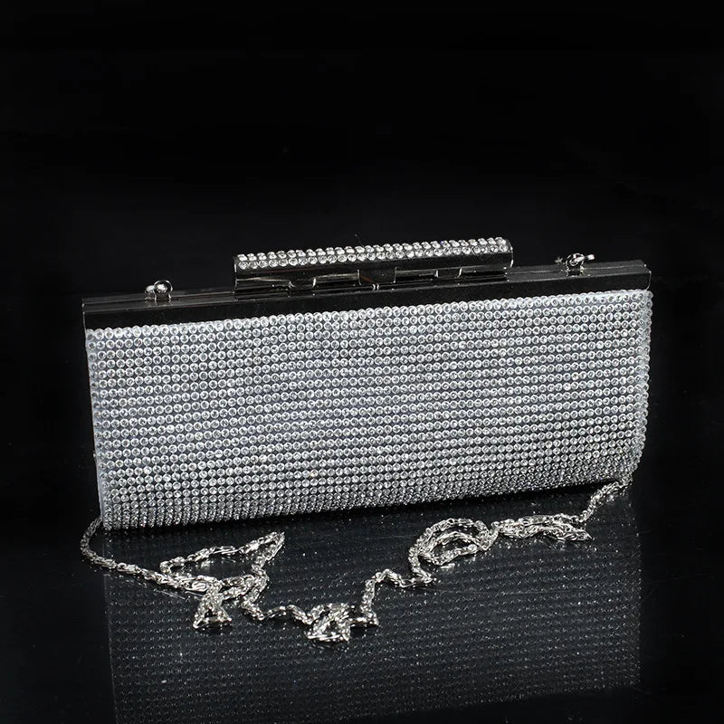 Glass Drilling Banquet Bag Unisex Evening Bags Direct Selling Minaudiere Handbag