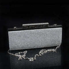 Glass Drilling Banquet Bag Unisex Evening Bags Direct Selling Minaudiere Handbag