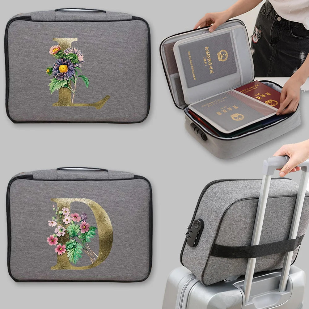 Travel Security Bag Waterproof Briefcase Anti-theft Box