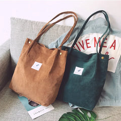 Vintage Canvas Shoulder Bags with Big Capacity Bucket